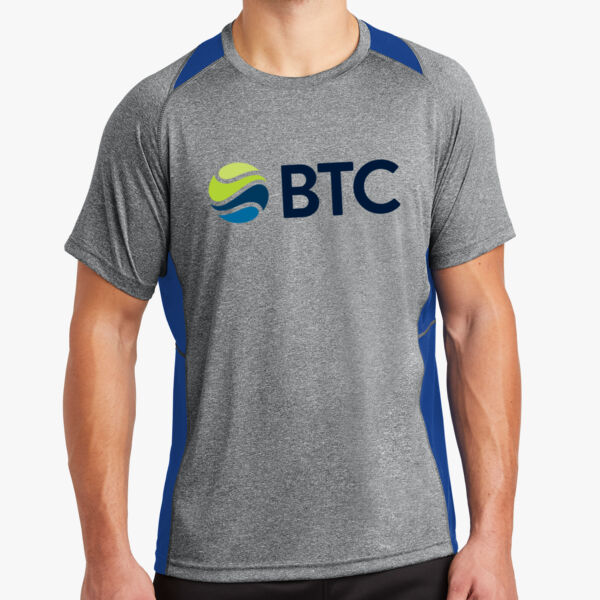 " Sport-Tek® Heather Colorblock Contender™ Tee" Thumbnail